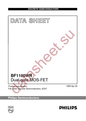 BF1100WR T/R datasheet  